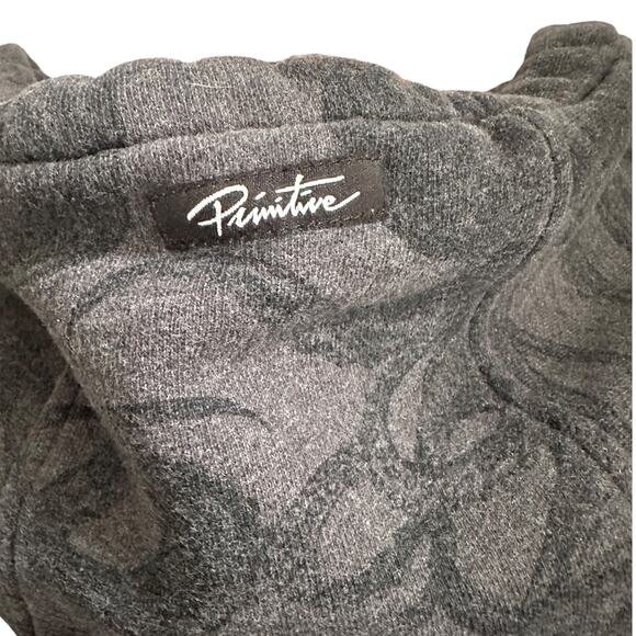 Primitive Kraken Hooded Sweatshirt Top Small All Over Print Skater Streetwear - Picture 7 of 13